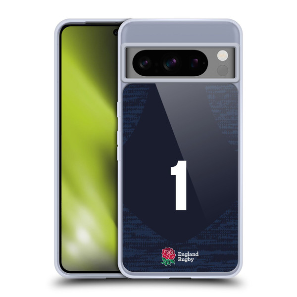 England Rugby Union 2020/21 Players Away Kit Position 1 Soft Gel Case for Google Pixel 8 Pro