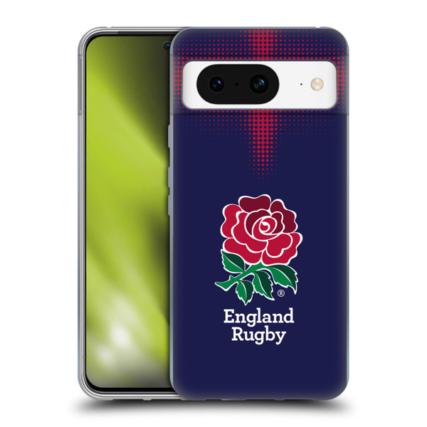 England Rugby Union 2016/17 The Rose Alternate Kit Soft Gel Case for Google Pixel 8
