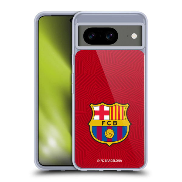 FC Barcelona Crest Red Soft Gel Case for Google Pixel 8