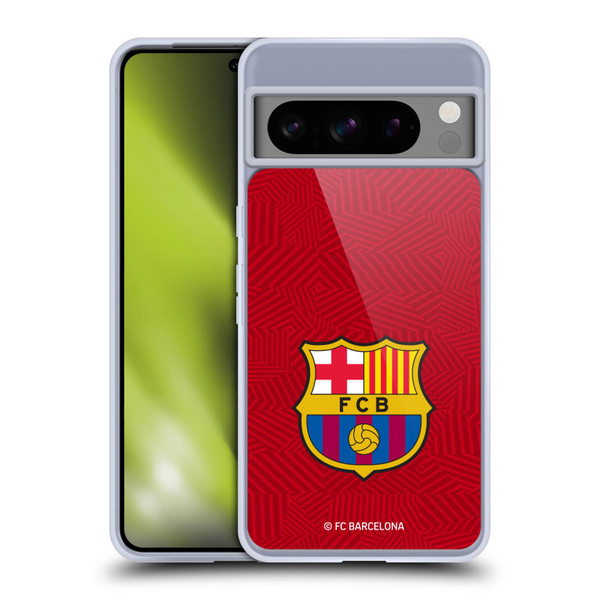 FC Barcelona Crest Red Soft Gel Case for Google Pixel 8 Pro