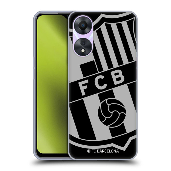 FC Barcelona Crest Oversized Soft Gel Case for OPPO A78 4G