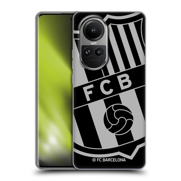 FC Barcelona Crest Oversized Soft Gel Case for OPPO Reno10 5G / Reno10 Pro 5G