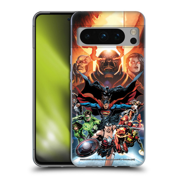 Justice League DC Comics Comic Book Covers #10 Darkseid War Soft Gel Case for Google Pixel 8 Pro