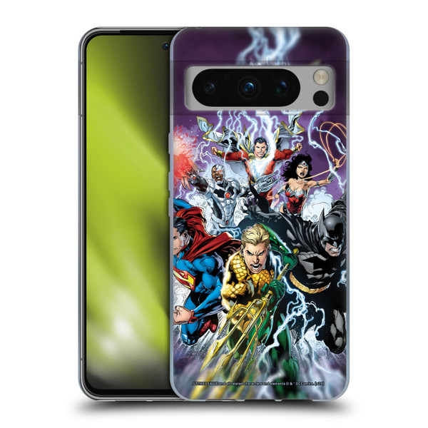 Justice League DC Comics Comic Book Covers New 52 #15 Soft Gel Case for Google Pixel 8 Pro