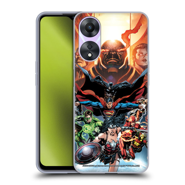 Justice League DC Comics Comic Book Covers #10 Darkseid War Soft Gel Case for OPPO A78 5G