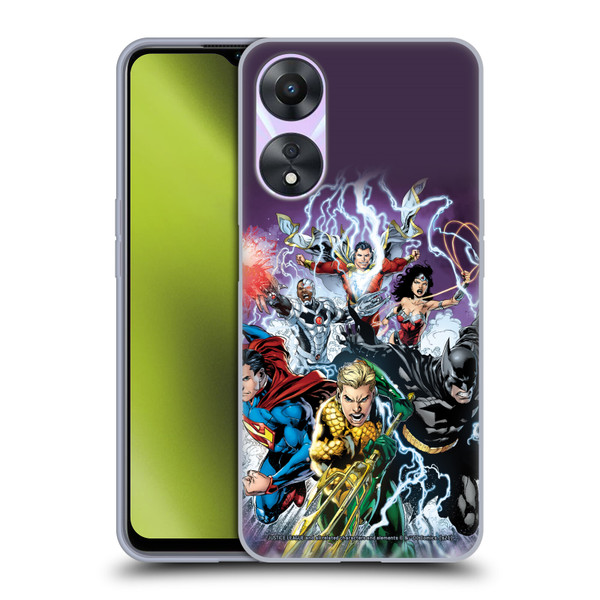 Justice League DC Comics Comic Book Covers New 52 #15 Soft Gel Case for OPPO A78 5G