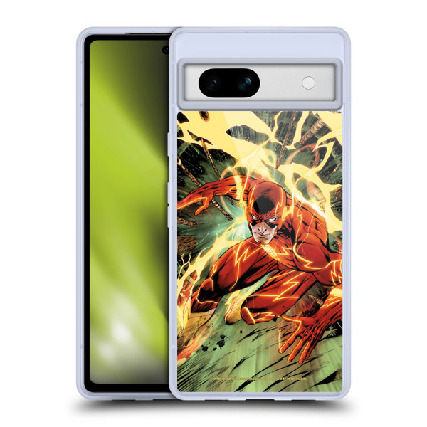 Justice League DC Comics The Flash Comic Book Cover New 52 #9 Soft Gel Case for Google Pixel 7a