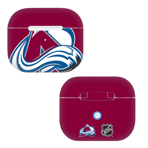 NHL Colorado Avalanche Oversized Vinyl Sticker Skin Decal Cover for Apple AirPods 3 3rd Gen Charging Case