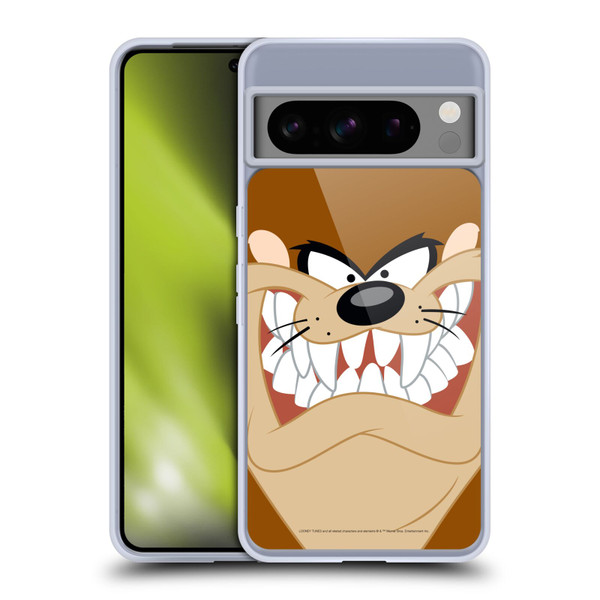 Looney Tunes Full Face Tasmanian Devil Soft Gel Case for Google Pixel 8 Pro