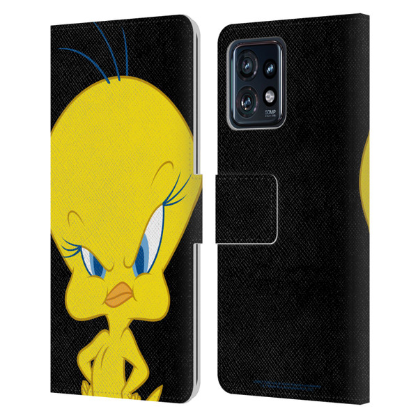 Looney Tunes Characters Tweety Leather Book Wallet Case Cover For Motorola Moto Edge 40 Pro