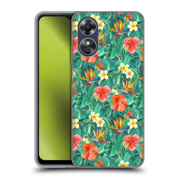 Micklyn Le Feuvre Florals Classic Tropical Garden Soft Gel Case for OPPO A17