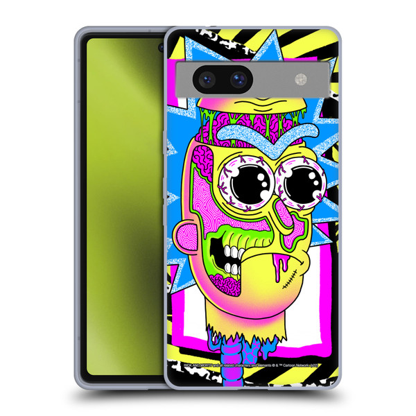Rick And Morty Season 1 & 2 Graphics Rick Soft Gel Case for Google Pixel 7a