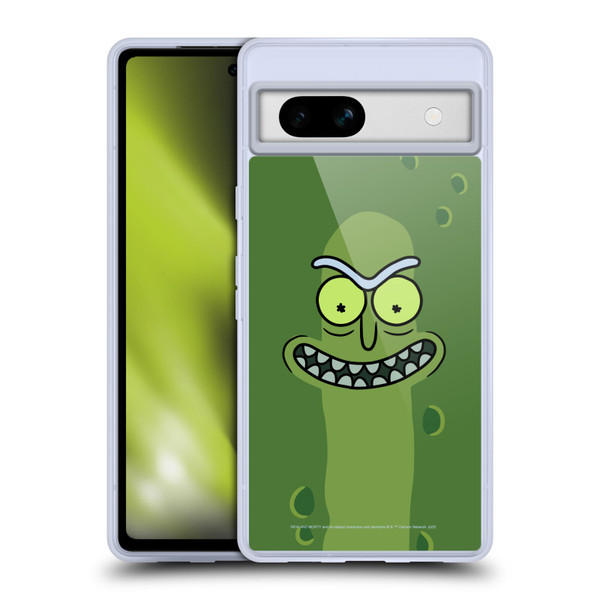 Rick And Morty Season 3 Graphics Pickle Rick Soft Gel Case for Google Pixel 7a