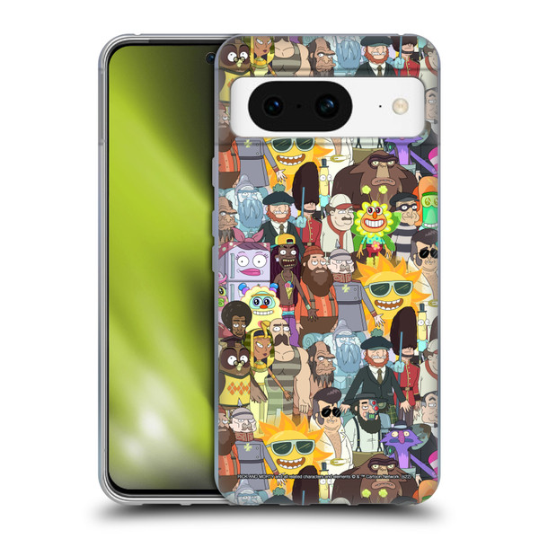 Rick And Morty Season 3 Graphics Parasite Soft Gel Case for Google Pixel 8