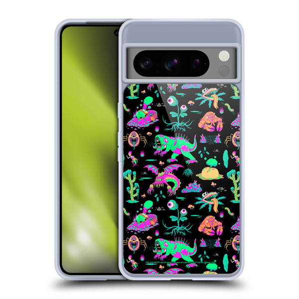 Rick And Morty Season 3 Graphics Aliens Soft Gel Case for Google Pixel 8 Pro