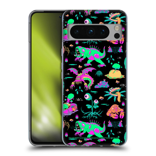 Rick And Morty Season 3 Graphics Aliens Soft Gel Case for Google Pixel 8 Pro