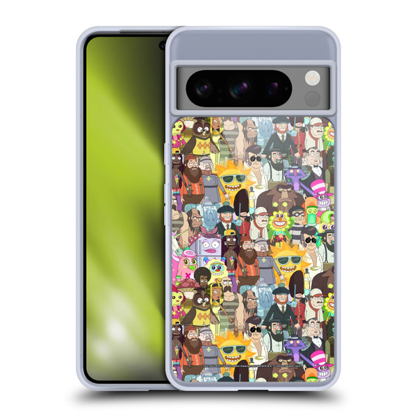 Rick And Morty Season 3 Graphics Parasite Soft Gel Case for Google Pixel 8 Pro