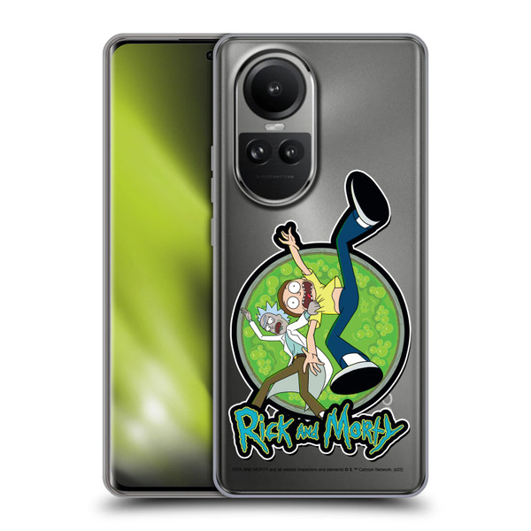 Rick And Morty Season 4 Graphics Character Art Soft Gel Case for OPPO Reno10 5G / Reno10 Pro 5G