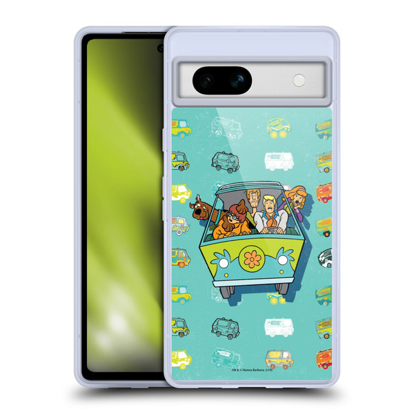 Scooby-Doo 50th Anniversary Mystery Inc. Soft Gel Case for Google Pixel 7a