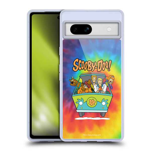 Scooby-Doo Mystery Inc. Tie Dye Soft Gel Case for Google Pixel 7a