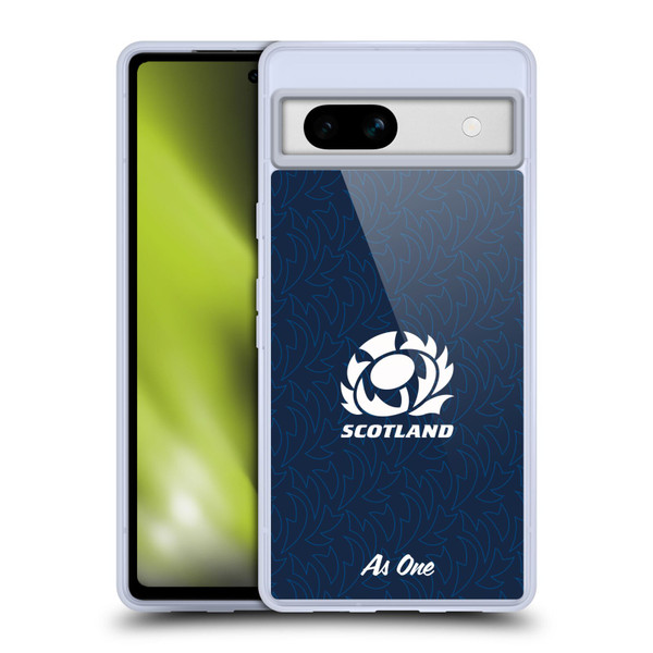 Scotland Rugby Graphics Pattern Soft Gel Case for Google Pixel 7a