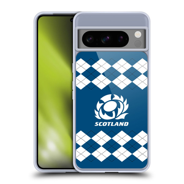 Scotland Rugby Logo 2 Argyle Soft Gel Case for Google Pixel 8 Pro