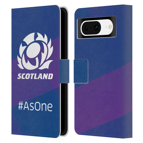 Scotland Rugby Logo 2 As One Leather Book Wallet Case Cover For Google Pixel 8