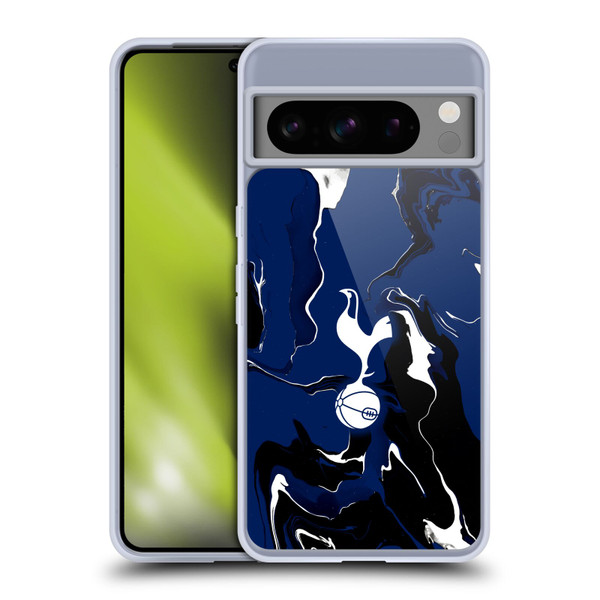 Tottenham Hotspur F.C. Badge Marble Soft Gel Case for Google Pixel 8 Pro