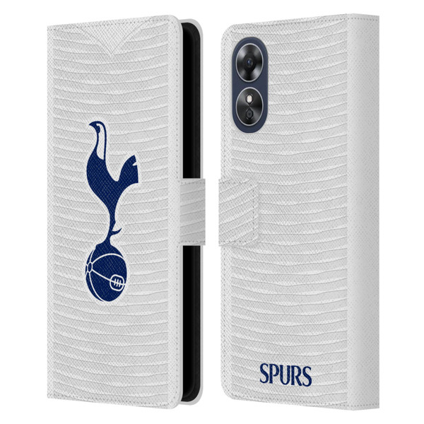 Tottenham Hotspur F.C. 2021/22 Badge Kit Home Leather Book Wallet Case Cover For OPPO A17