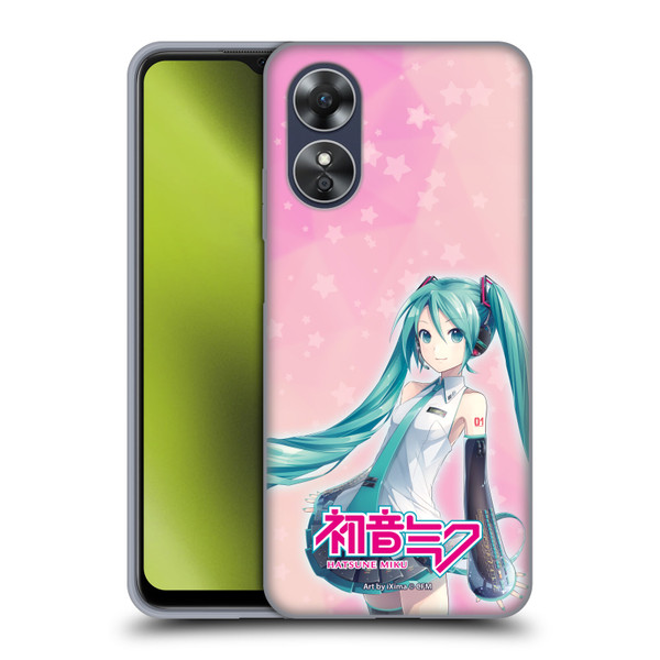 Hatsune Miku Graphics Star Soft Gel Case for OPPO A17