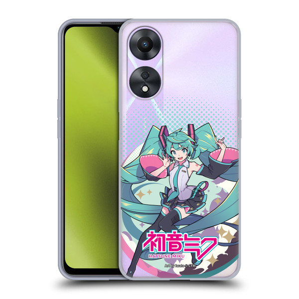Hatsune Miku Graphics Pastels Soft Gel Case for OPPO A78 5G