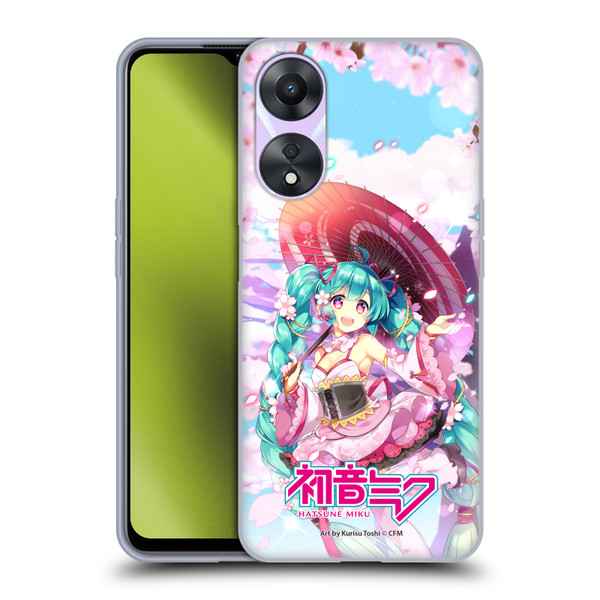 Hatsune Miku Graphics Sakura Soft Gel Case for OPPO A78 5G