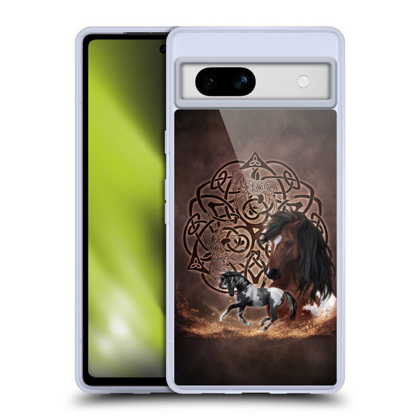 Brigid Ashwood Celtic Wisdom Horse Soft Gel Case for Google Pixel 7a