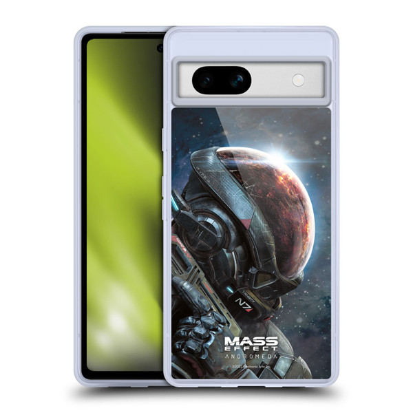 EA Bioware Mass Effect Andromeda Graphics Key Art 2017 Soft Gel Case for Google Pixel 7a