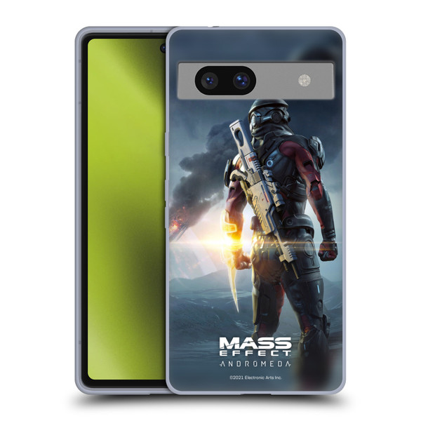 EA Bioware Mass Effect Andromeda Graphics Key Art Super Deluxe 2017 Soft Gel Case for Google Pixel 7a
