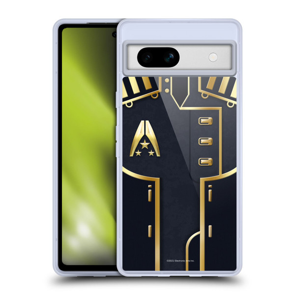 EA Bioware Mass Effect Armor Collection Officer Soft Gel Case for Google Pixel 7a