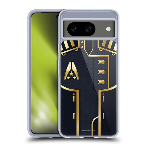 EA Bioware Mass Effect Armor Collection Officer Soft Gel Case for Google Pixel 8