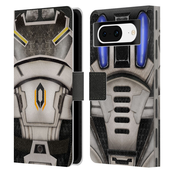 EA Bioware Mass Effect Armor Collection Cerberus Leather Book Wallet Case Cover For Google Pixel 8