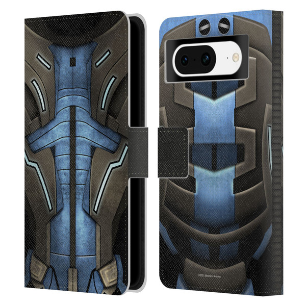 EA Bioware Mass Effect Armor Collection Garrus Vakarian Leather Book Wallet Case Cover For Google Pixel 8