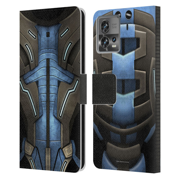 EA Bioware Mass Effect Armor Collection Garrus Vakarian Leather Book Wallet Case Cover For Motorola Moto Edge 30 Fusion