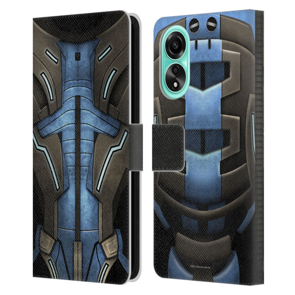 EA Bioware Mass Effect Armor Collection Garrus Vakarian Leather Book Wallet Case Cover For OPPO A78 5G