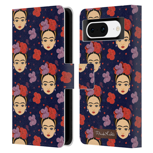 Frida Kahlo Doll Pattern 1 Leather Book Wallet Case Cover For Google Pixel 8