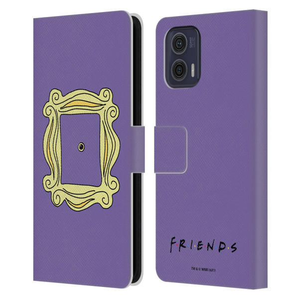 Friends TV Show Iconic Peephole Frame Leather Book Wallet Case Cover For Motorola Moto G73 5G