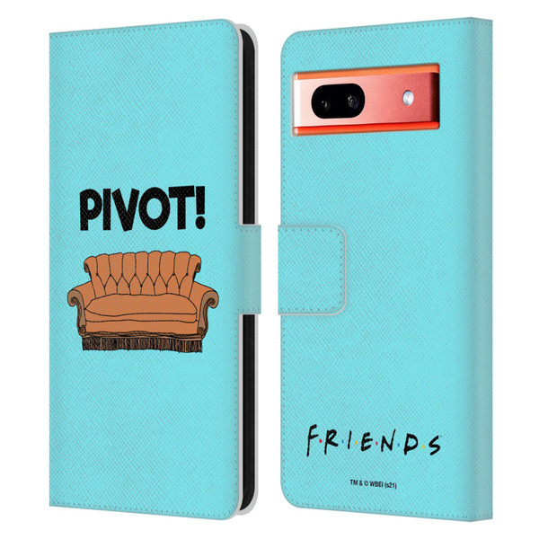 Friends TV Show Quotes Pivot Leather Book Wallet Case Cover For Google Pixel 7a