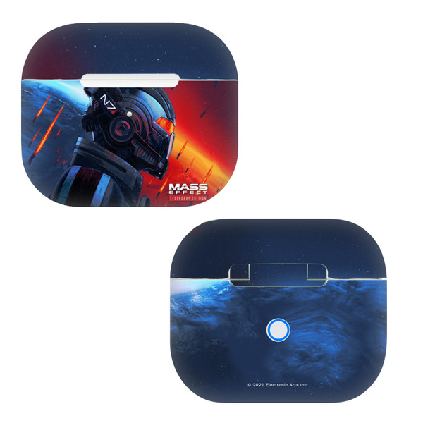 EA Bioware Mass Effect Legendary Graphics N7 Armor Vinyl Sticker Skin Decal Cover for Apple AirPods 3 3rd Gen Charging Case