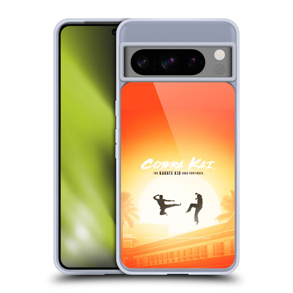 Cobra Kai Graphics Karate Kid Saga Soft Gel Case for Google Pixel 8 Pro