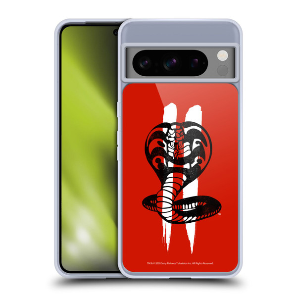 Cobra Kai Graphics Season 2 Logo Soft Gel Case for Google Pixel 8 Pro