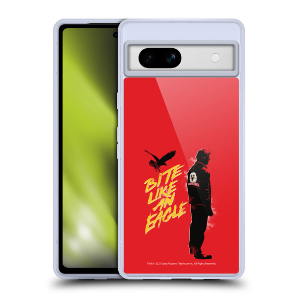 Cobra Kai Key Art Johnny Lawrence Eagle Bite Soft Gel Case for Google Pixel 7a