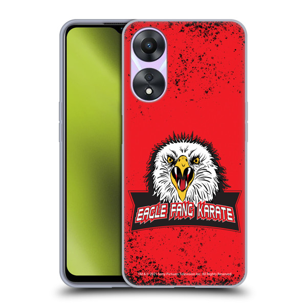 Cobra Kai Key Art Eagle Fang Logo Soft Gel Case for OPPO A78 4G