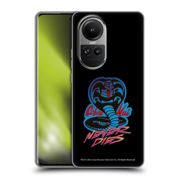 Cobra Kai Key Art Never Dies Logo Soft Gel Case for OPPO Reno10 5G / Reno10 Pro 5G